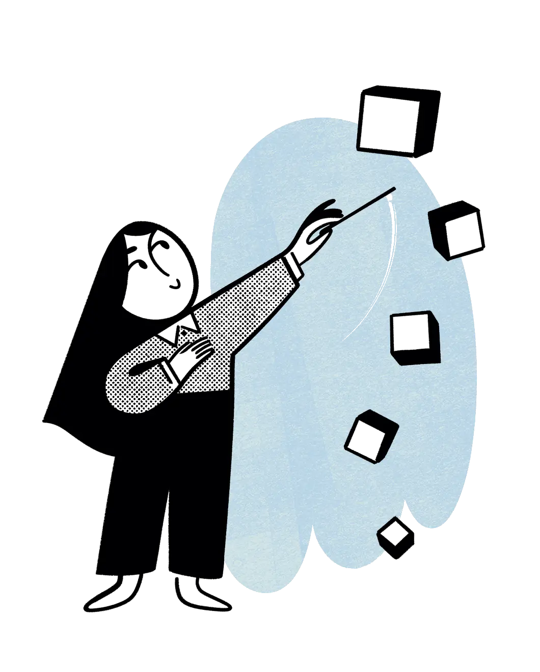 woman-creating-magic-with-blocks