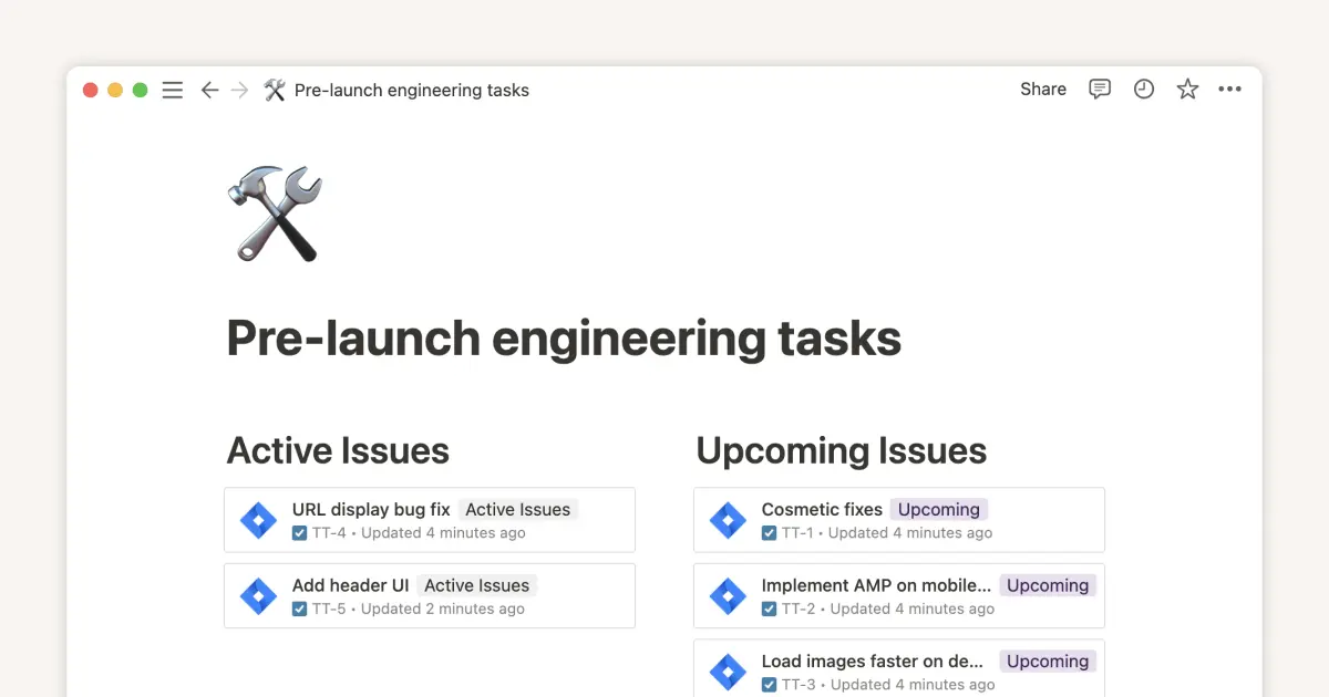 Bring live links into your Notion workspace with link previews