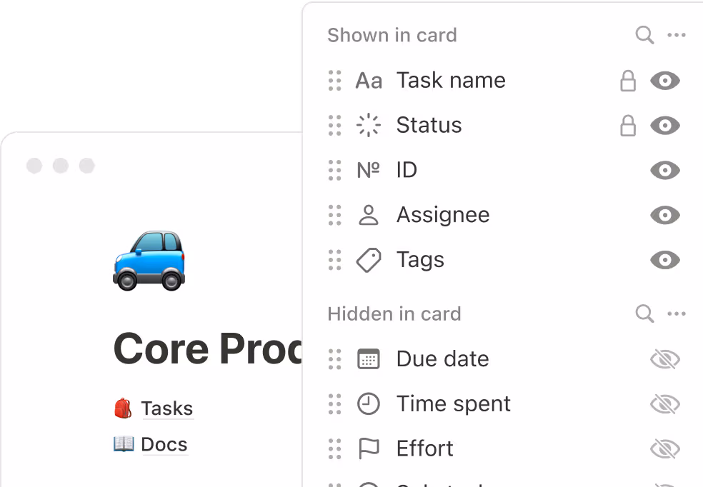 Feature database properties