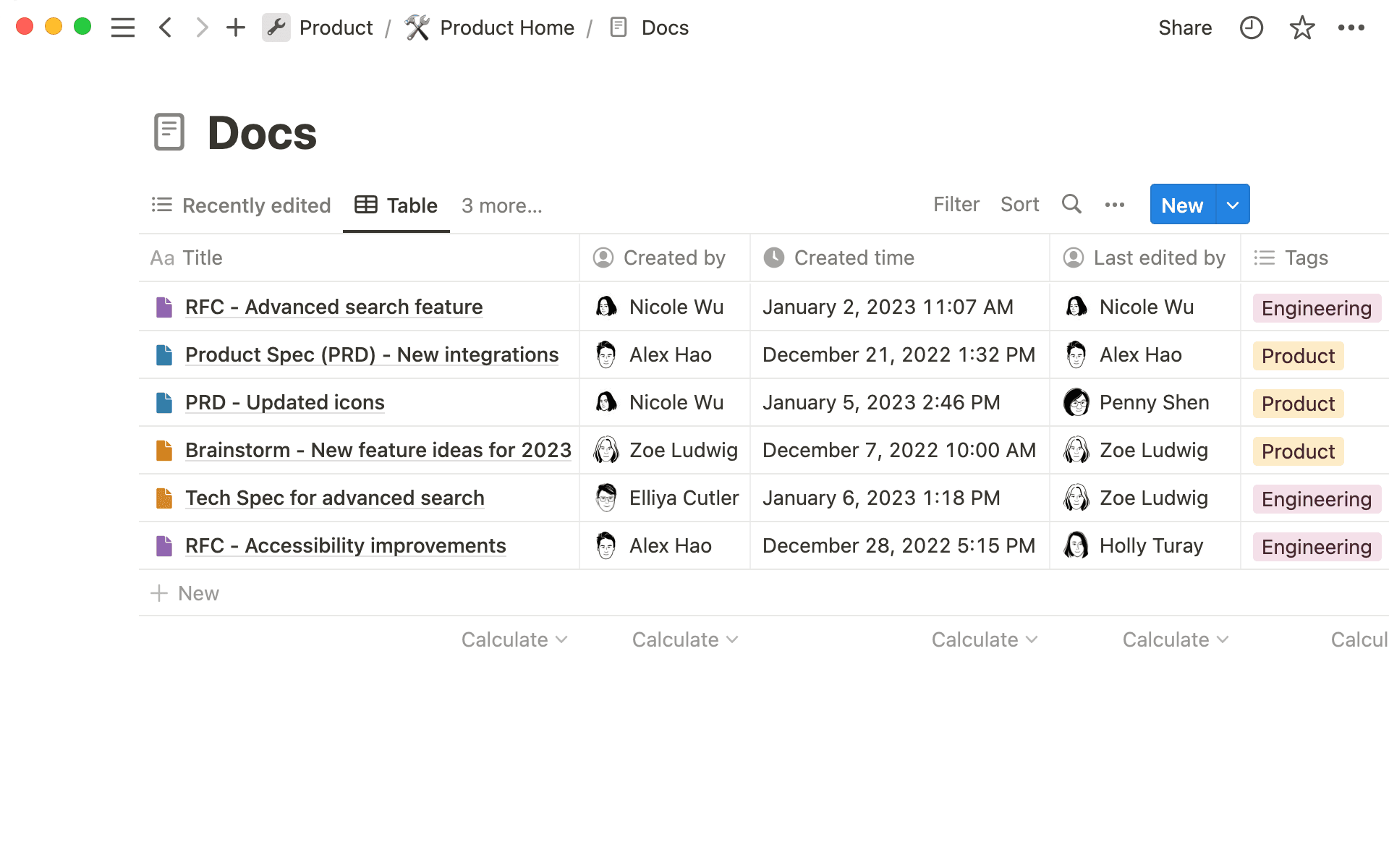 Docs database guide hero