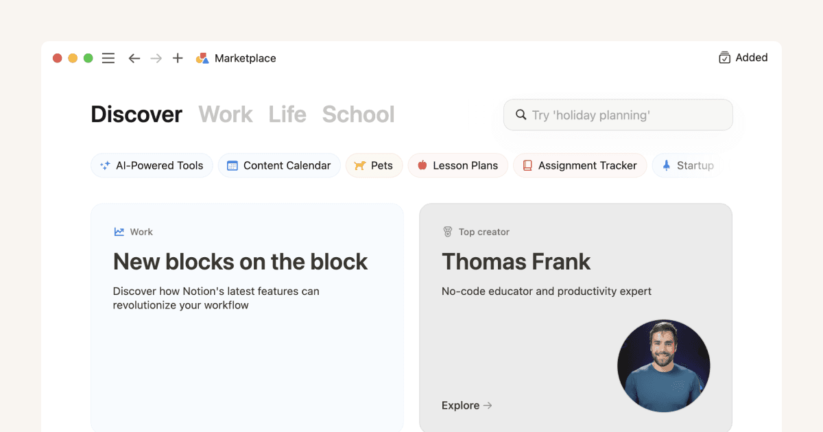 Getting started as a template creator on Marketplace