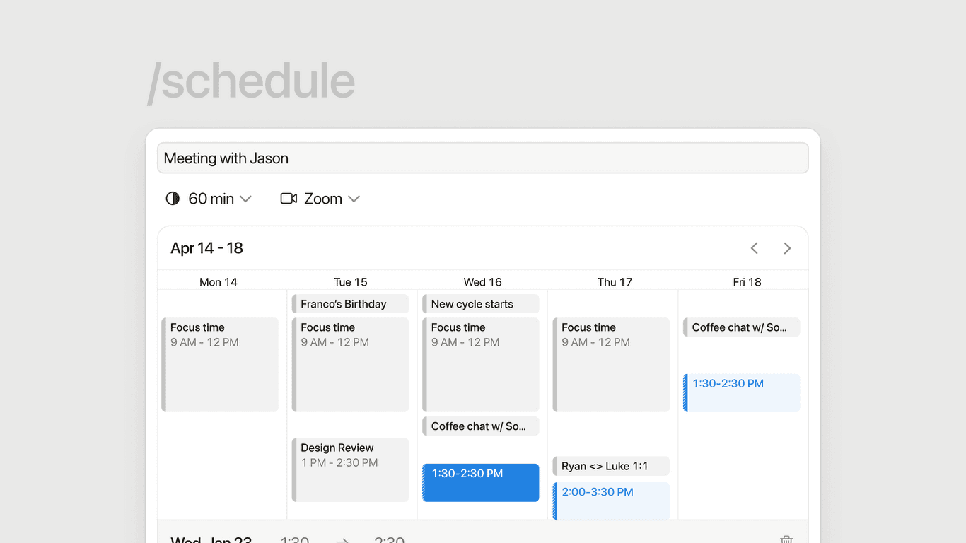 Notion Mail /schedule