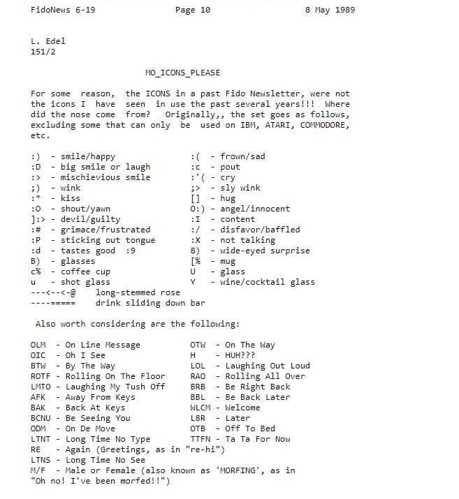 An explainer one-sheet on analog emojis. Image from Flickr.