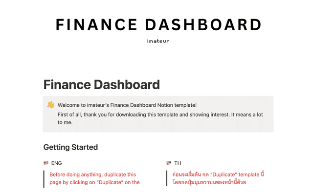 Finance Dashboard